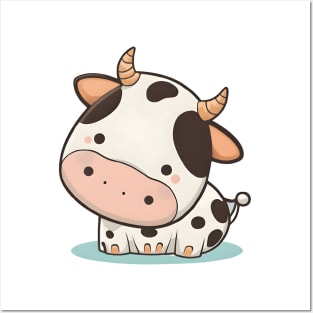 Cute cow Posters and Art